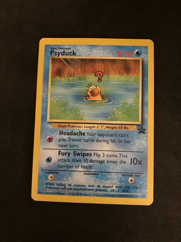 2000 Pokemon Black Star Promo Psyduck 20