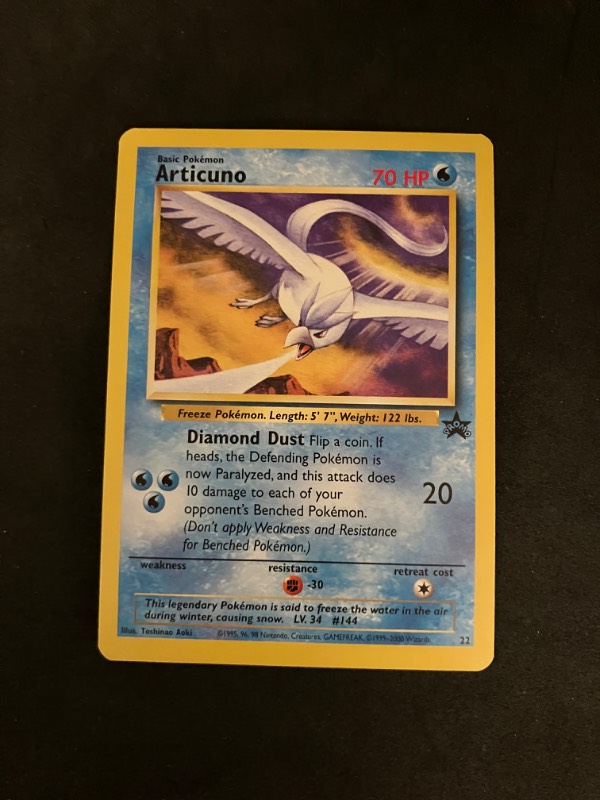 2000 Pokemon Black Star Promo Articuno 22