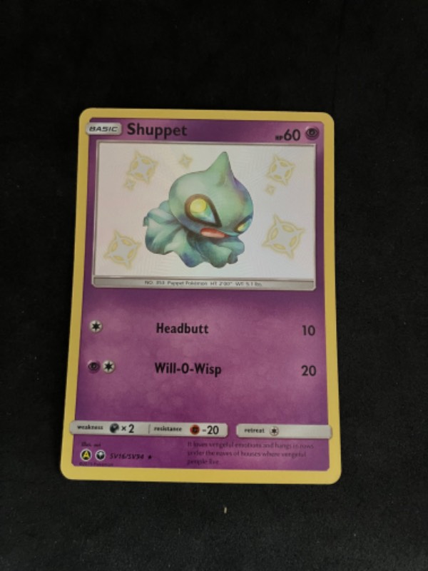 2019 Hidden Fates Shiny Vault Shuppet SV16/SV94