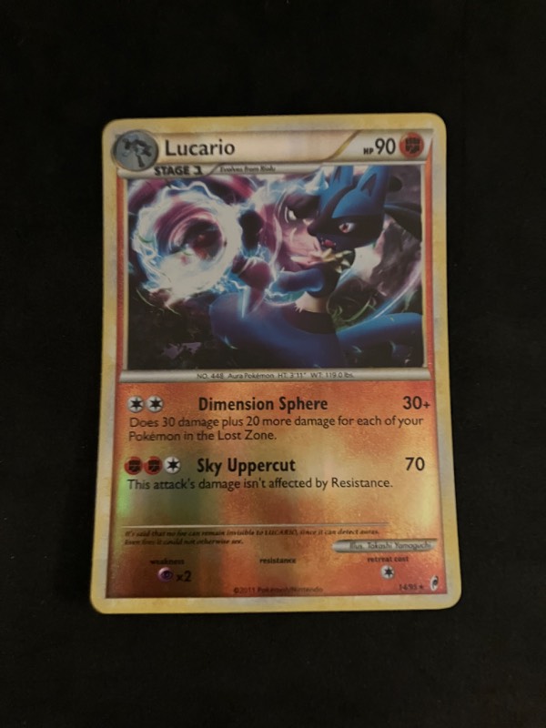 2011 Call of Legends Lucario Reverse Holo  14/95