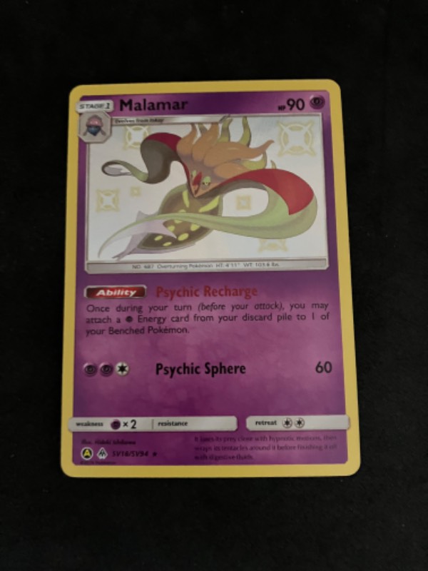 2019 Hidden Fates Shiny Vault Malamar SV18/SV94