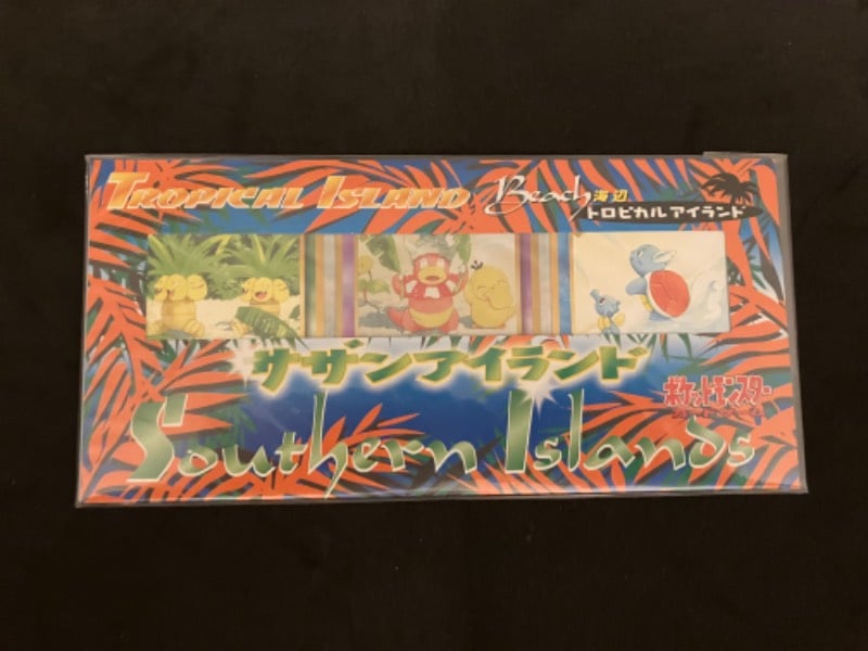 1998 Pokemon Southern Island Rainbow Island Sealed Reverse Holo Set Exeggutor, Slowbro, Wartortle NM/MINT