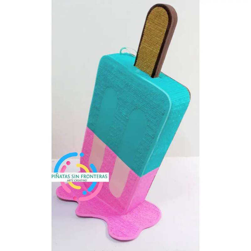 Paleta de Helado Derretida 2D