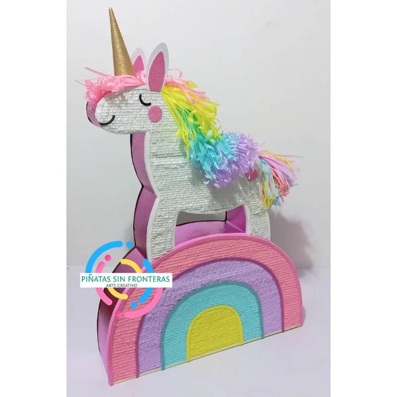 Unicornio en ArcoIris 2D