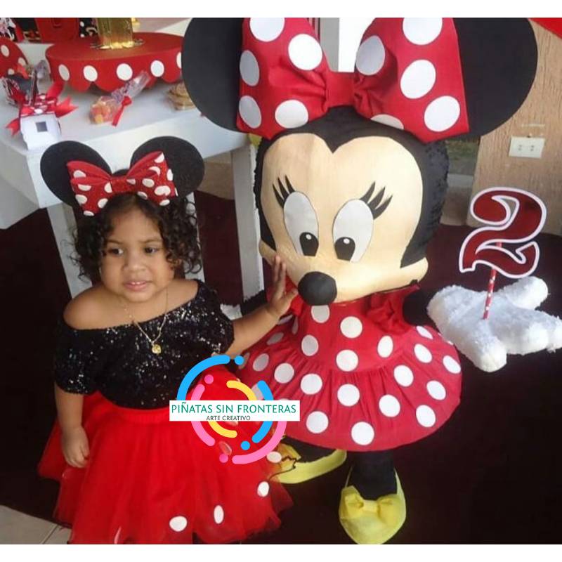 Minnie Rojo con Puntos 4D