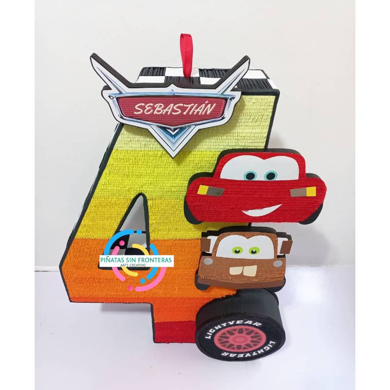 Rayo McQueen Cars Número 2D