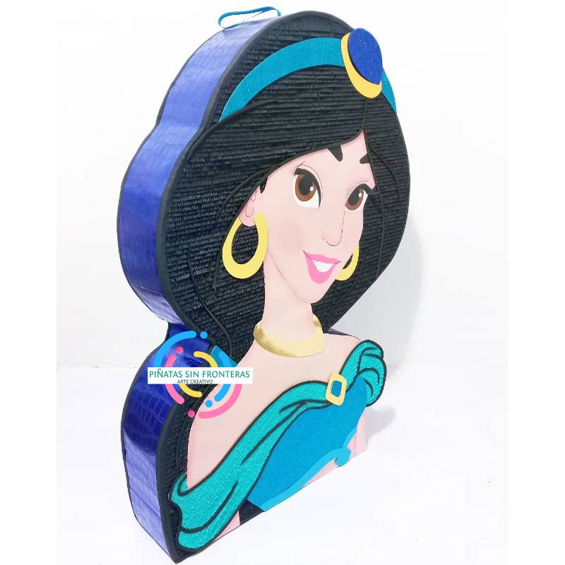 Cabeza de Princesa Jazmín Aladinn Disney 2D