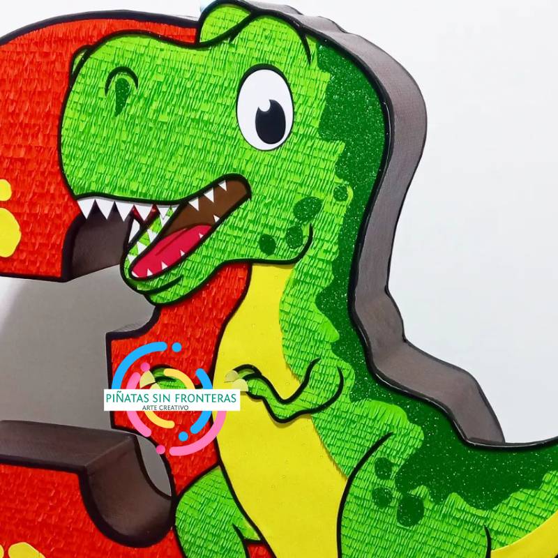 T-Rex Número Dinosaurios 2D