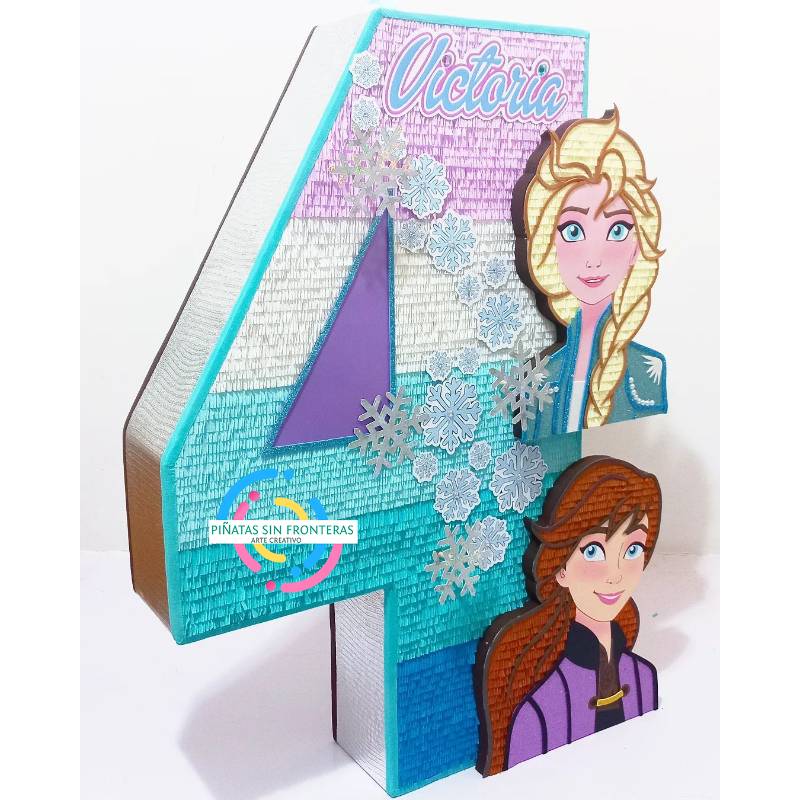 Número Frozen 2 Disney 2D