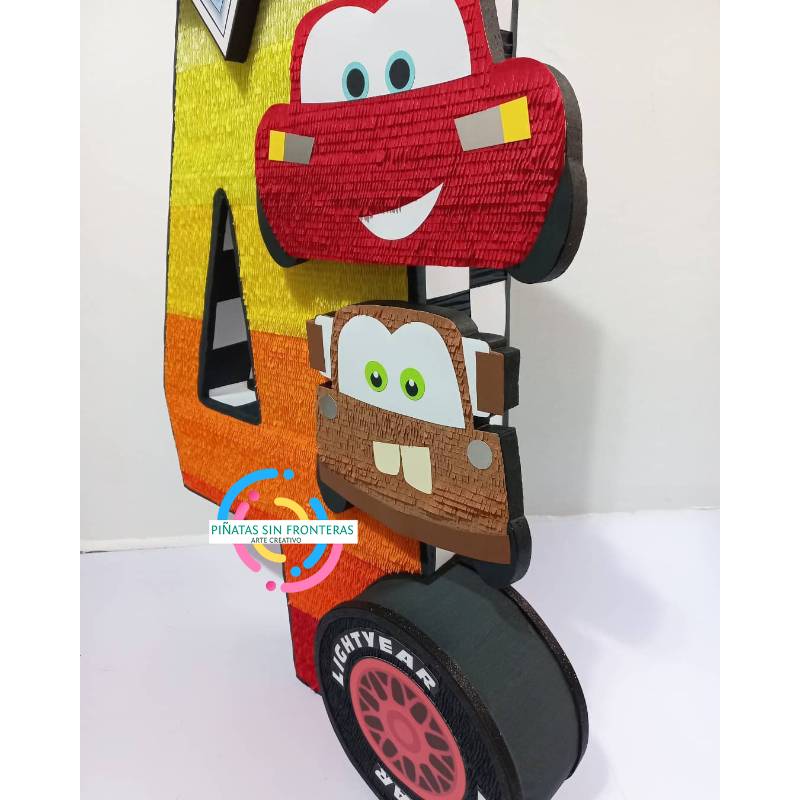 Rayo McQueen Cars Número 2D