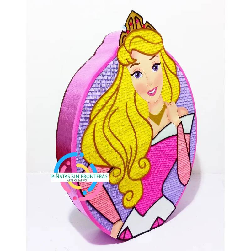 Cabeza de Princesa Aurora Disney 2D