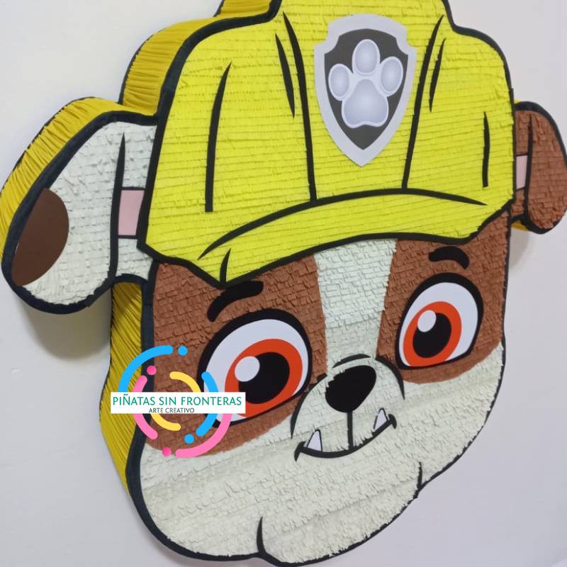 Cabeza de Rubble Paw Patrol 2D