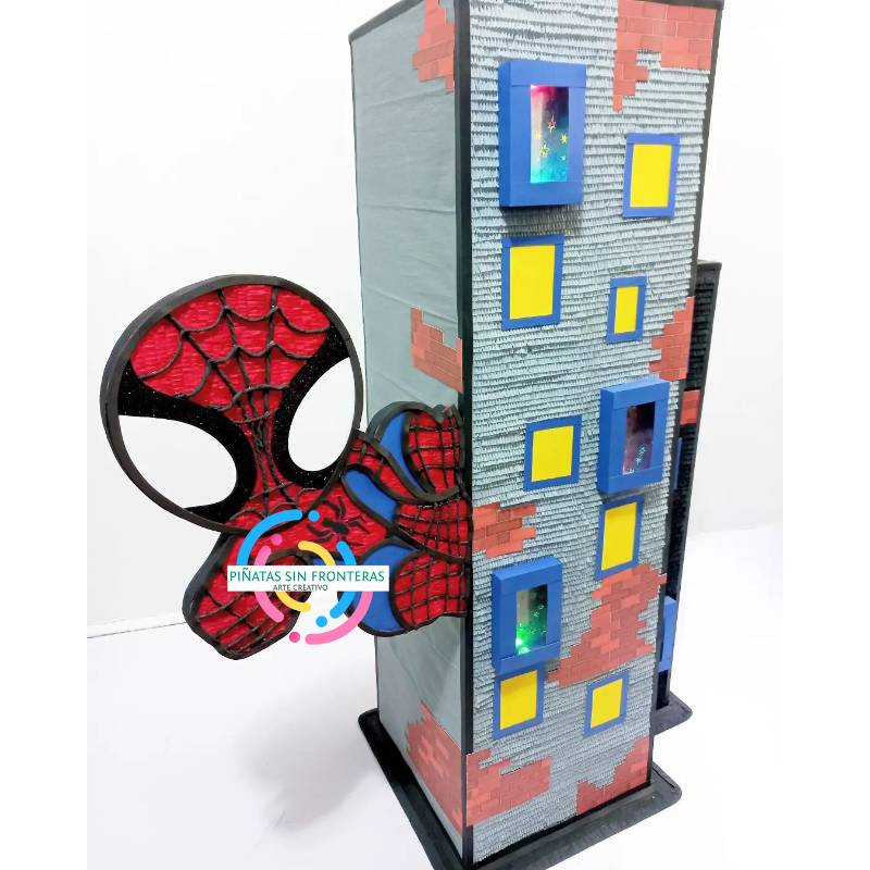 Spiderman Baby en Edificio (Hombre Araña) 2D