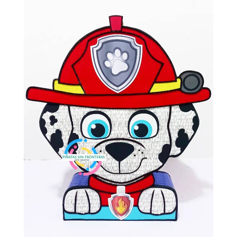 Cabeza de Marshal Paw Patrol 2D