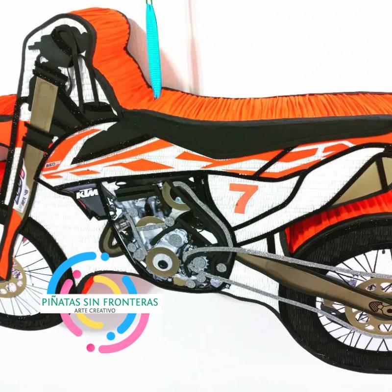 Motocicleta Naranja 2D