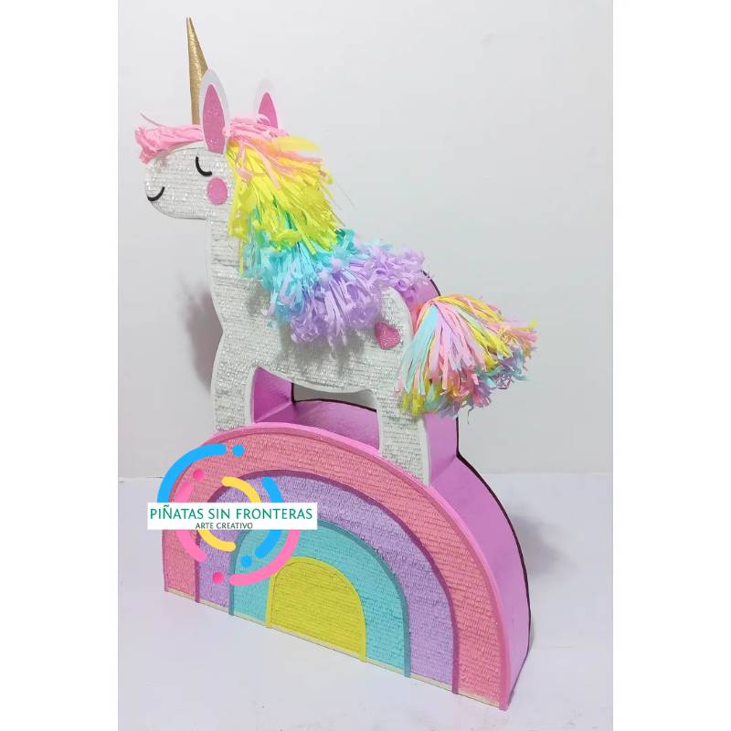 Unicornio en ArcoIris 2D