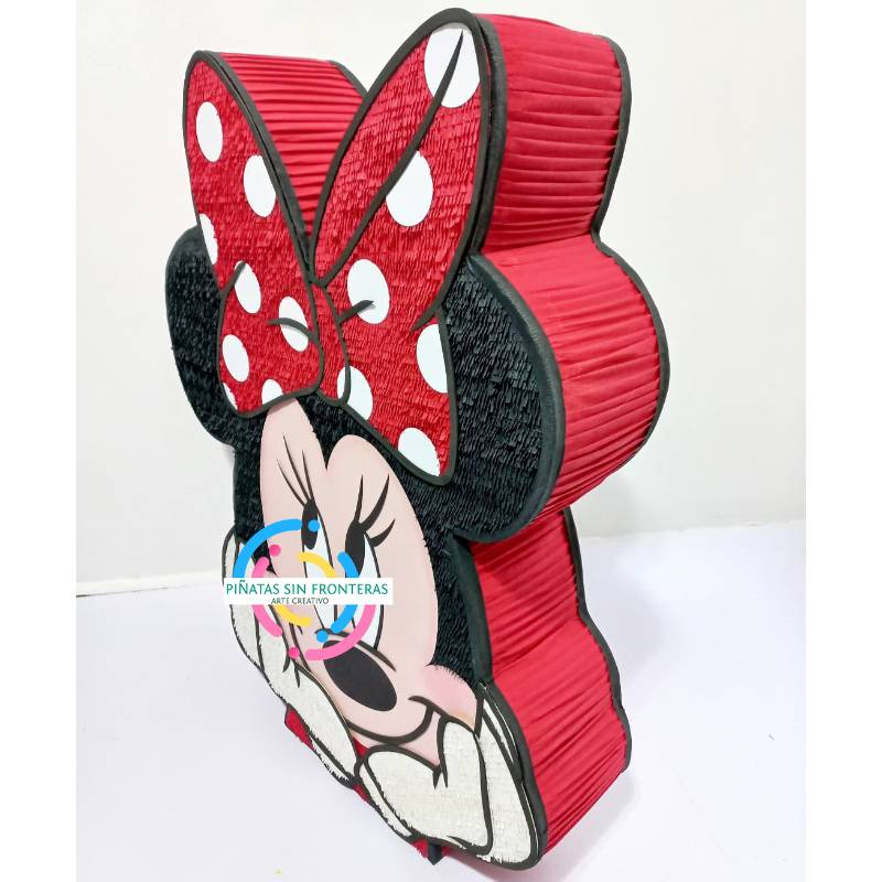 Cabeza de Minie Mouse Roja Disney 2D