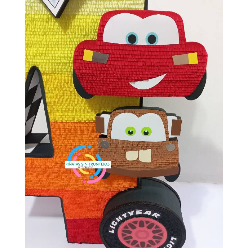 Rayo McQueen Cars Número 2D