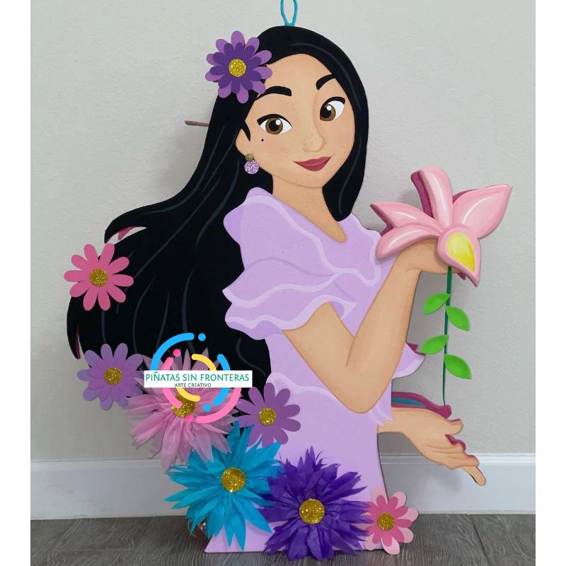 Cabeza de Isabela Encanto Disney 2D