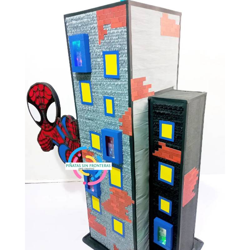 Spiderman Baby en Edificio (Hombre Araña) 2D