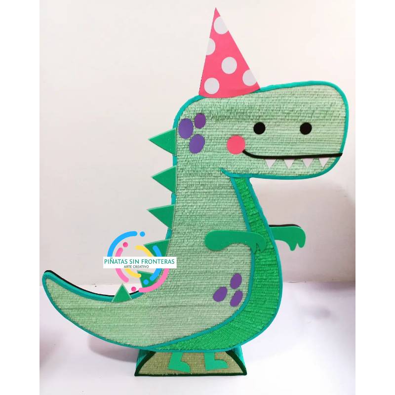 Disnosaurio Infantil Verde Dinosaurios 2D