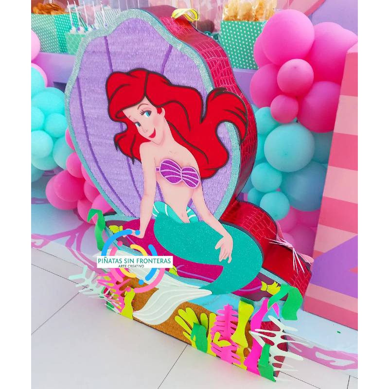 Princesa Ariel Sirenita Disney en Ostra 2D