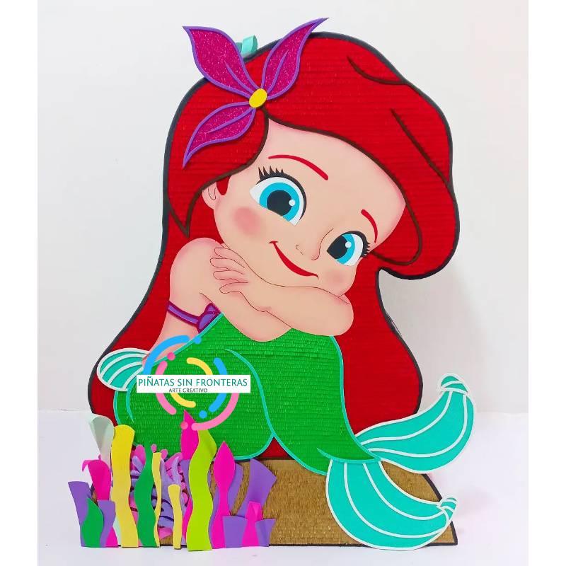 Princesa Ariel Baby Sirenita Disney 2D