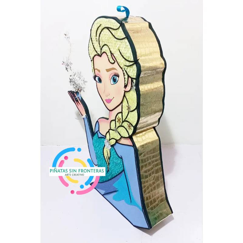 Cabeza de Princesa Elsa 1 Frozen 2D