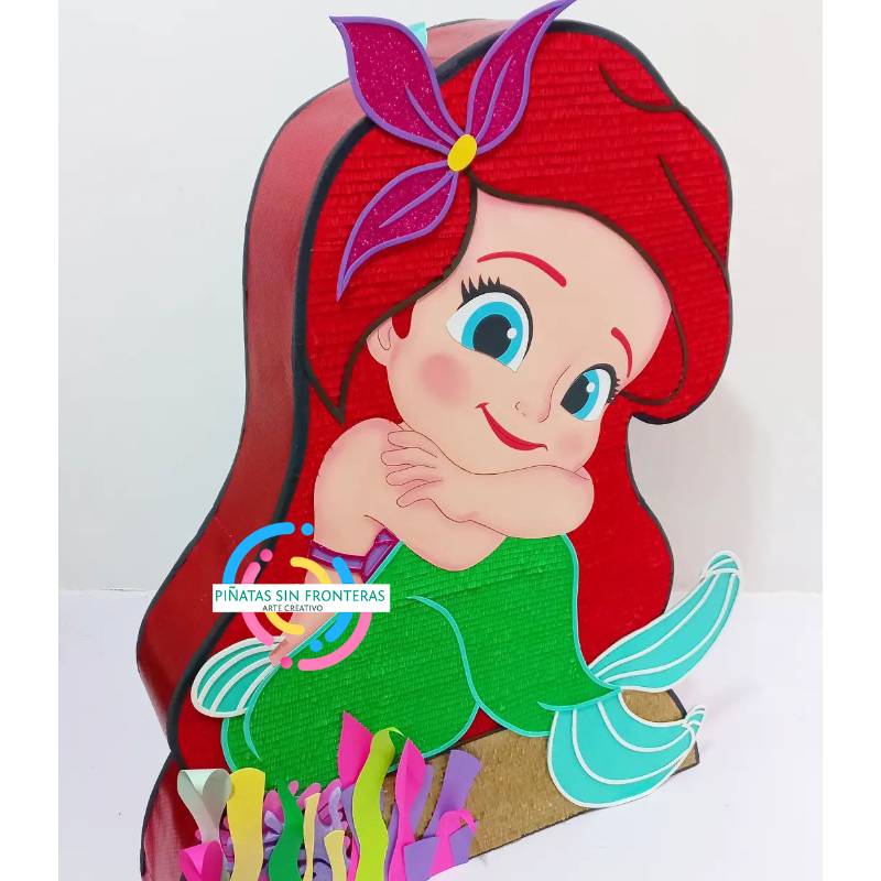 Princesa Ariel Baby Sirenita Disney 2D