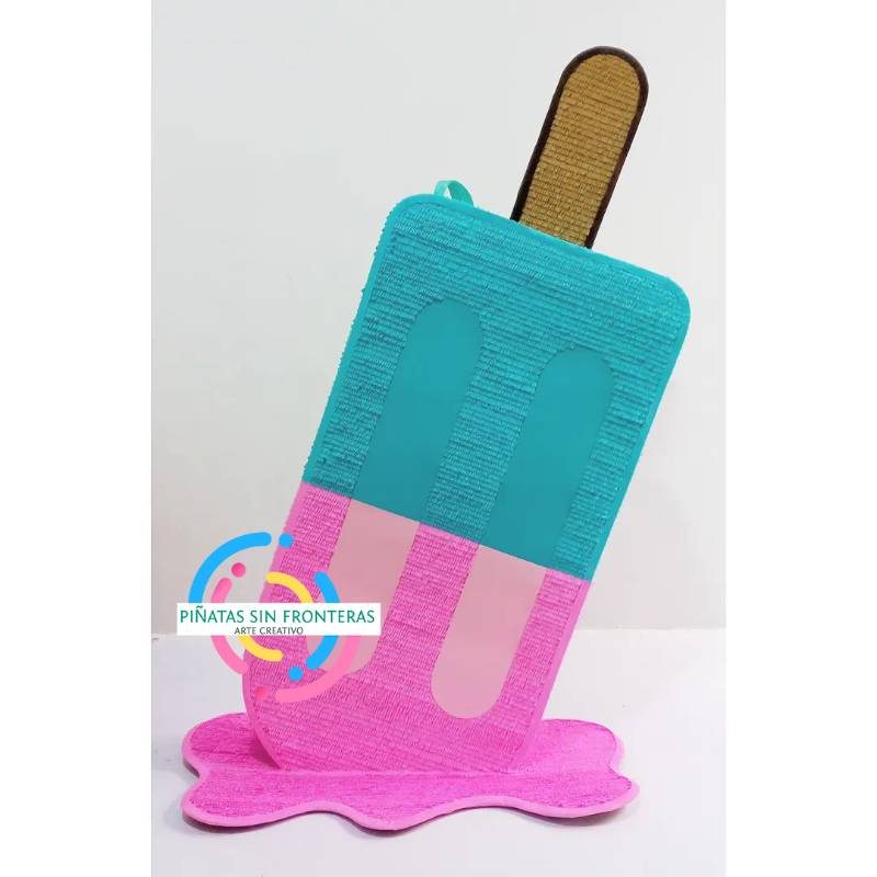 Paleta de Helado Derretida 2D