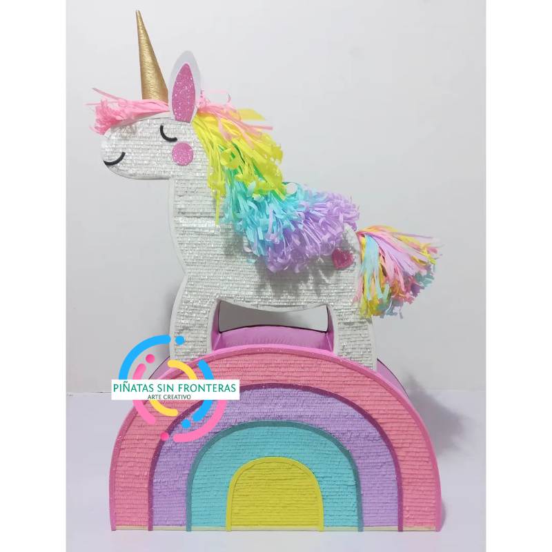 Unicornio en ArcoIris 2D