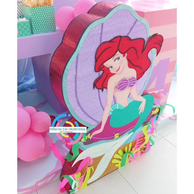 Princesa Ariel Sirenita Disney en Ostra 2D