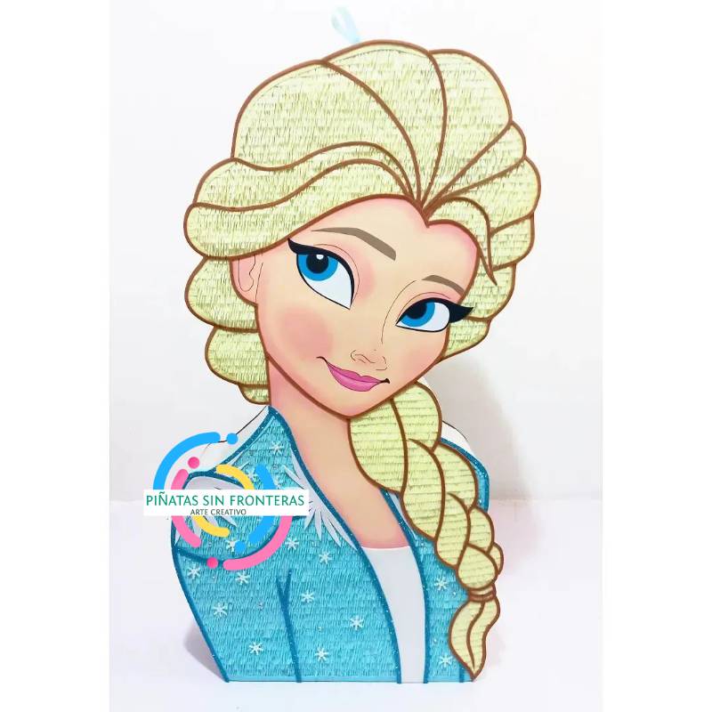 Cabeza de Princesa Elsa 2 Frozen 2D