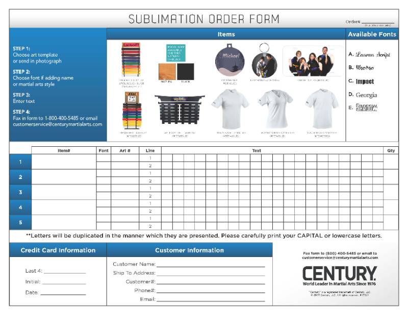 Belt Display SUBLIMATION
