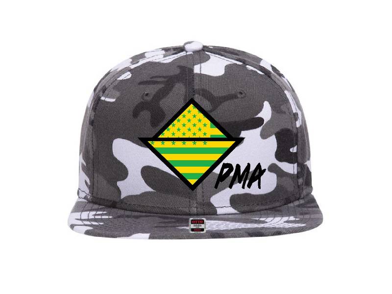 Camo Cap Flag Triangle Logo
