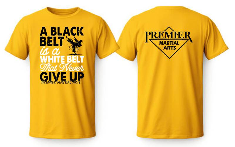 Yellow Black Belt Tee