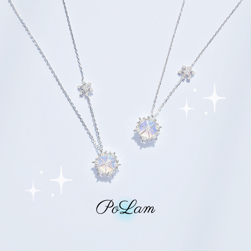 夢幻雪花項鏈