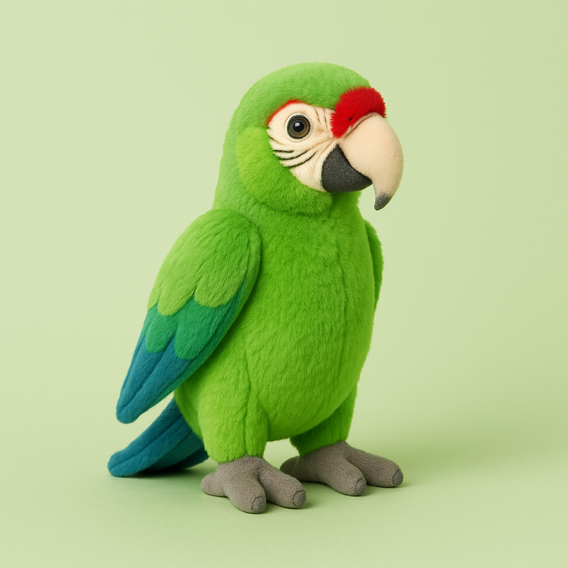 Green  maccow parrot