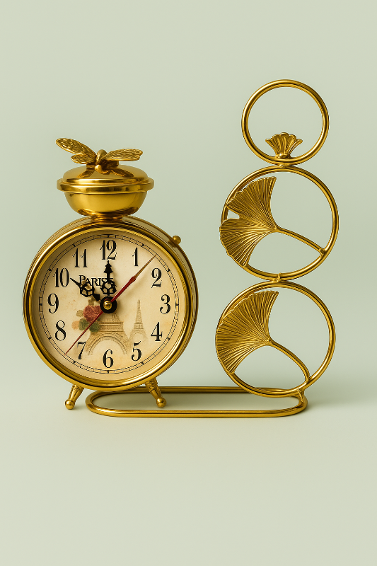 Golden clock