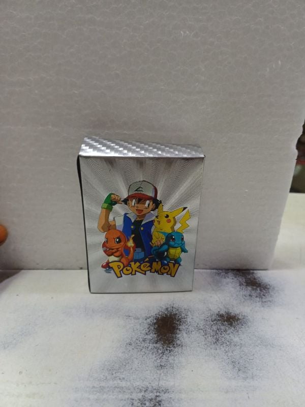 Pokémon silver foil trading cards
