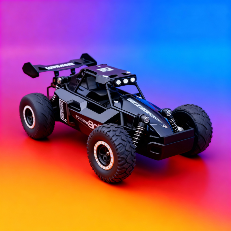 Grand Racer Rc Car | 27 MHz Fully Functionable | 1:24 Scale | Battery & Charger Cable | Range upto 25m | Luminous Headlight | Perfect Tyre Grip | For Age 4+ Years
