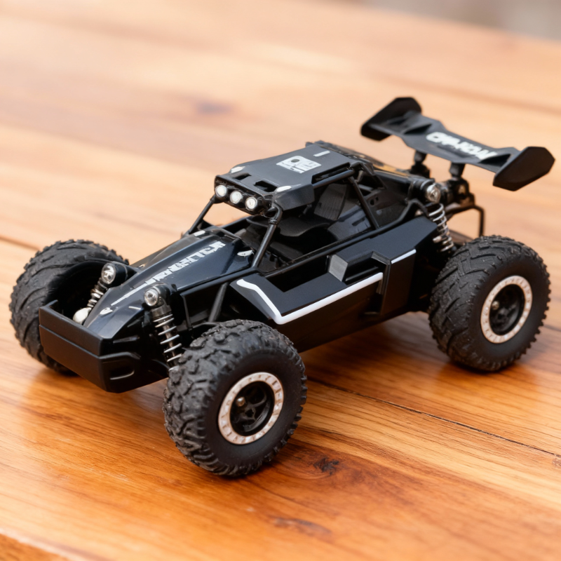 Grand Racer Rc Car | 27 MHz Fully Functionable | 1:24 Scale | Battery & Charger Cable | Range upto 25m | Luminous Headlight | Perfect Tyre Grip | For Age 4+ Years