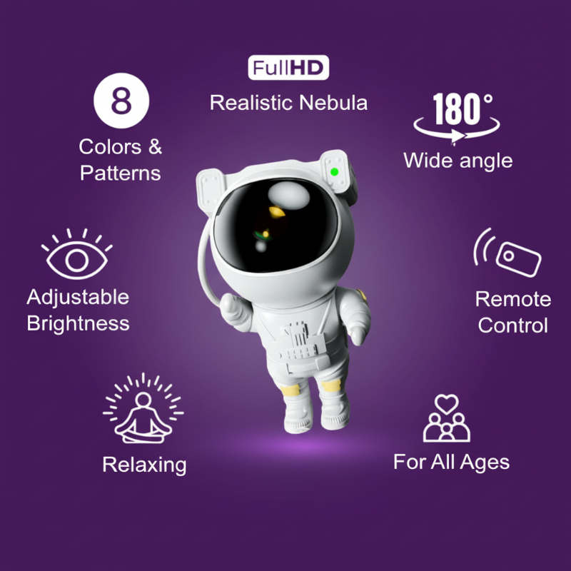 Astronaut Galaxy Projector