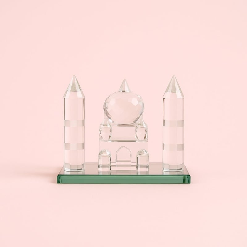 Glass Taj Mahal
