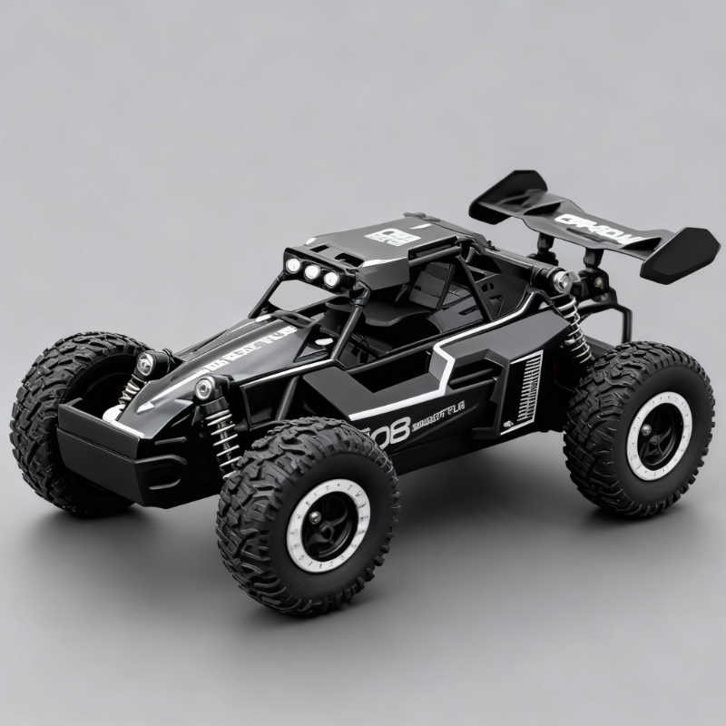 Grand Racer Rc Car | 27 MHz Fully Functionable | 1:24 Scale | Battery & Charger Cable | Range upto 25m | Luminous Headlight | Perfect Tyre Grip | For Age 4+ Years