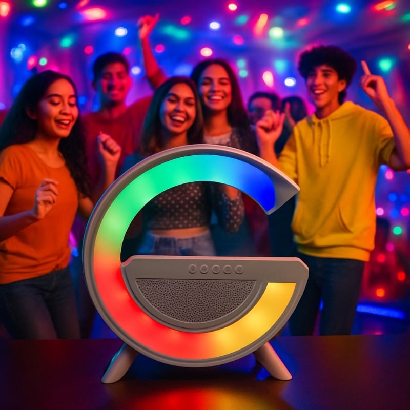 LED wire less speaker