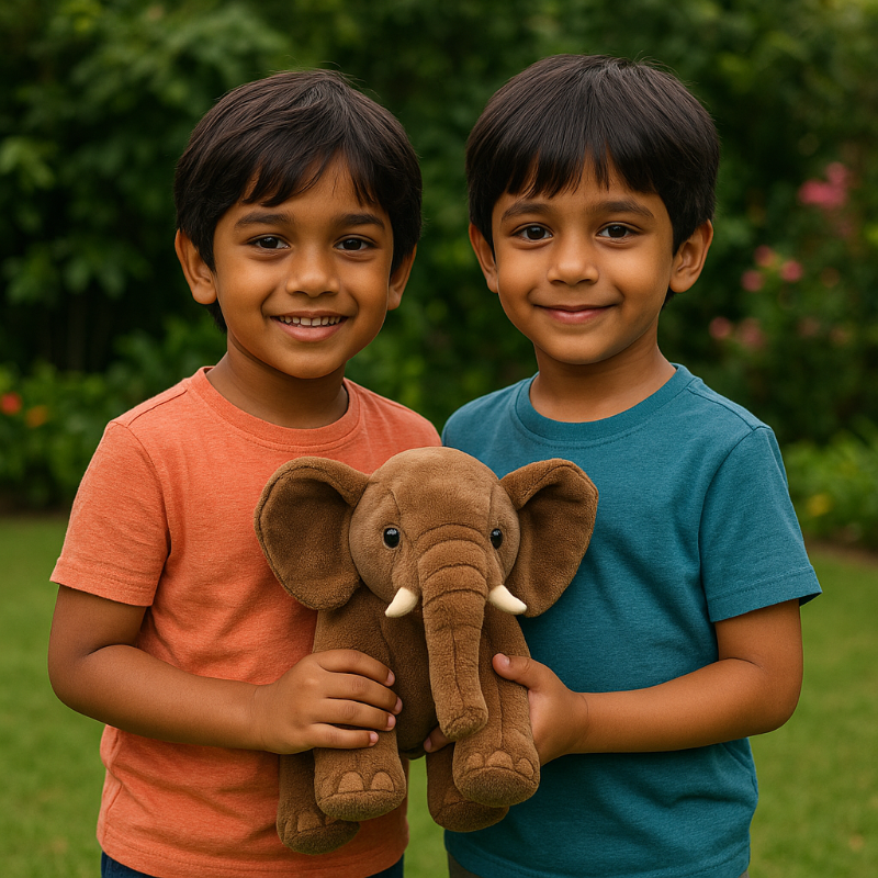 Brown elephant