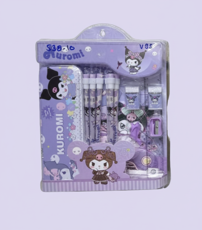 Kuromi stationary kit big