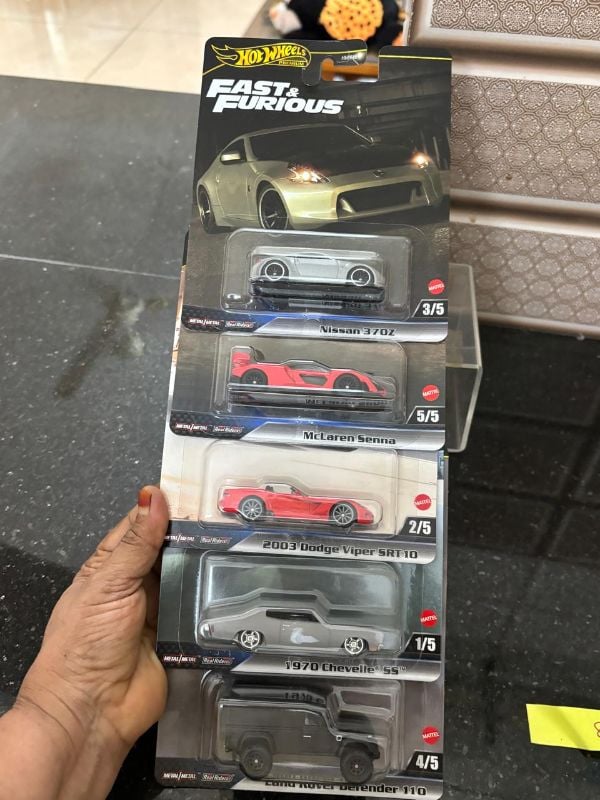 Fast and Furious HW set of 5 cars