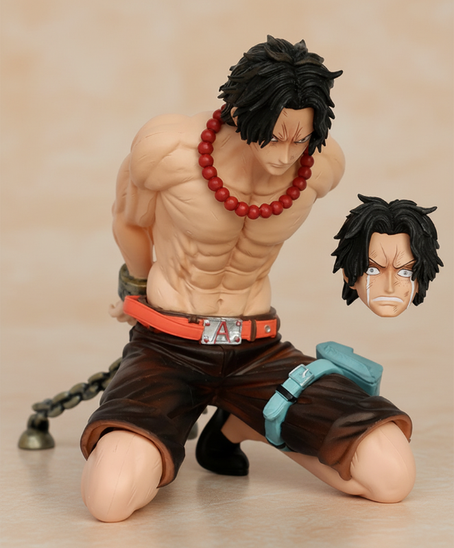 New one piece Ace tied hand cuff figure